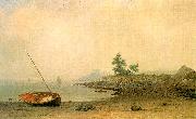 Martin Johnson Heade The Stranded Boat Norge oil painting reproduction